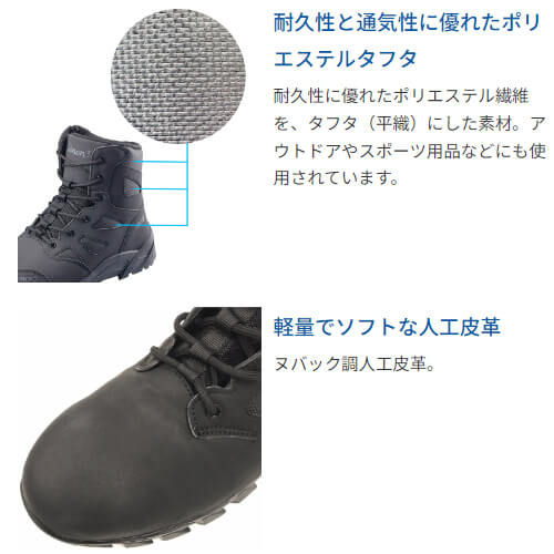 シモンRS022黒　JSAA規格合格　半長靴