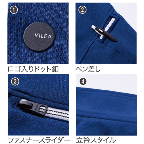 鳳皇605　ミニ衿半袖ポロシャツ