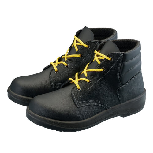 シモン7522黒静電靴　JIS規格合格　中編上靴