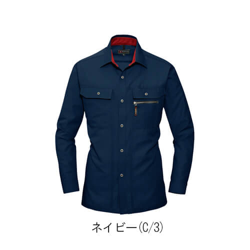 バートル7033　日本製素材　長袖シャツ