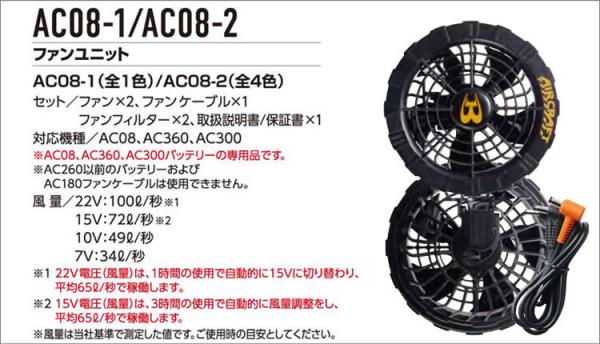 バートルAC2014s 空調スターターセット