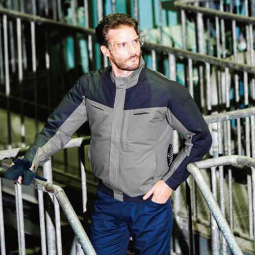 桑和5349-00　綿ハーネス対応空調ブルゾン