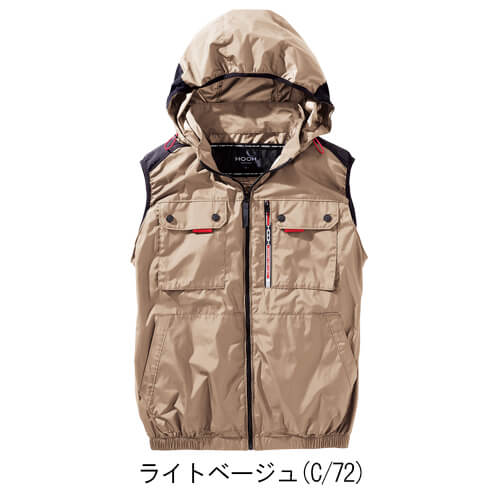 鳳皇V1129　快適ウェア　フードベスト