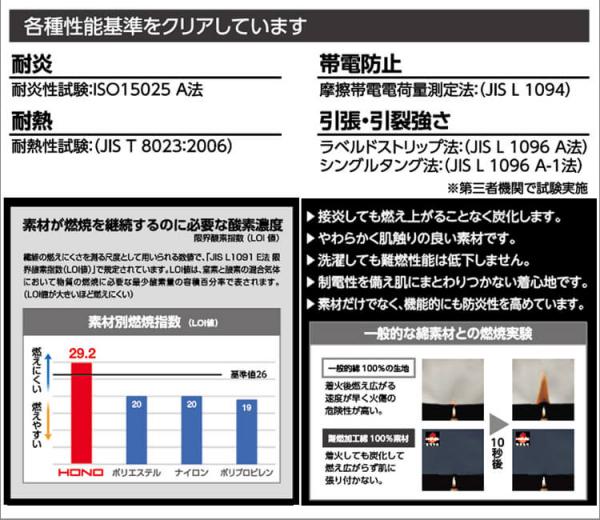 鳳皇V4212 サイドファン空調難燃ブルゾン