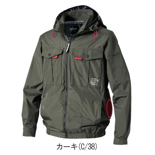 鳳皇V1212　快適ウェア　長袖フードジャケット