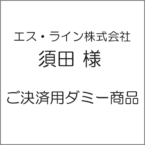 エス・ライン㈱ 様　ご決済用ダミー商品