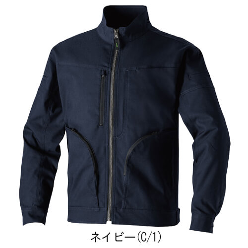 桑和3058-00 日本製素材 長袖ブルゾン