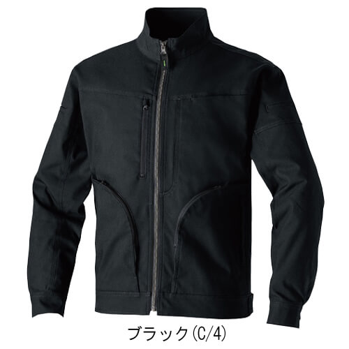 桑和3058-00 日本製素材 長袖ブルゾン
