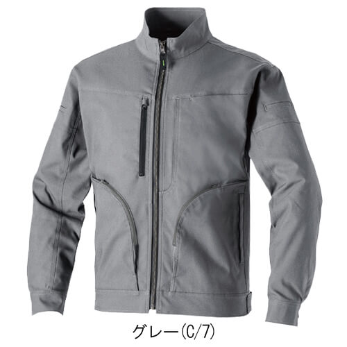 桑和3058-00 日本製素材 長袖ブルゾン