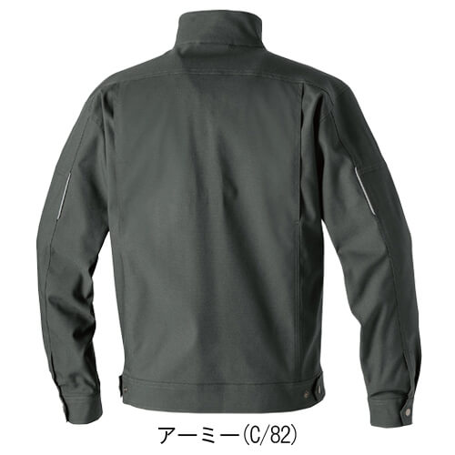 桑和3058-00 日本製素材 長袖ブルゾン
