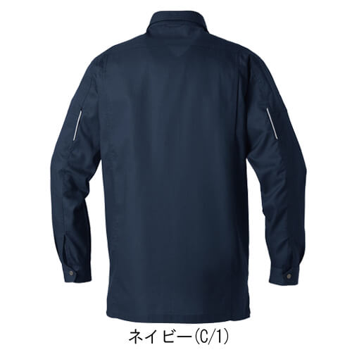 桑和3058-02 日本製素材 長袖シャツ