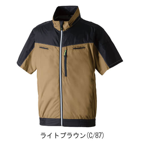 桑和7369-01 半袖空調ブルゾン