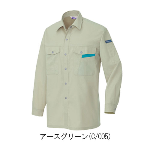 アイトス965　長袖シャツ(男女兼用)
