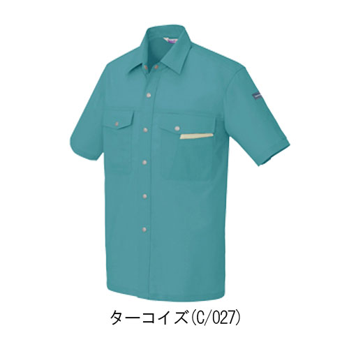 アイトス966　半袖シャツ(男女兼用)