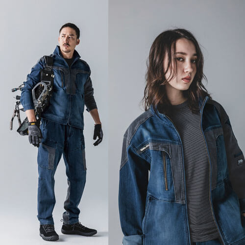 寅壱8992-124 デニムワークジャケット