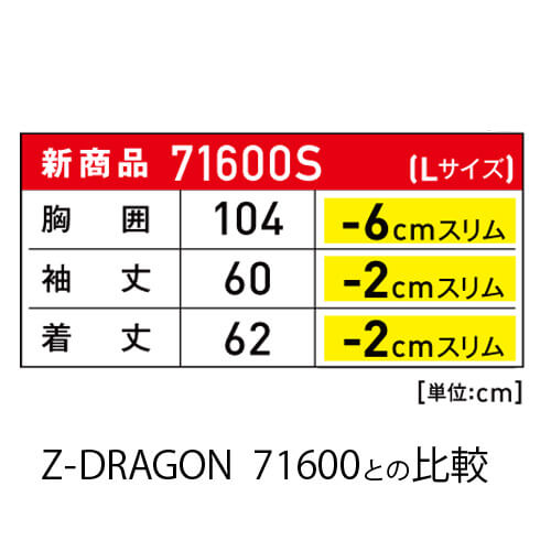 Zドラゴン71600S　ストレッチジャンパー