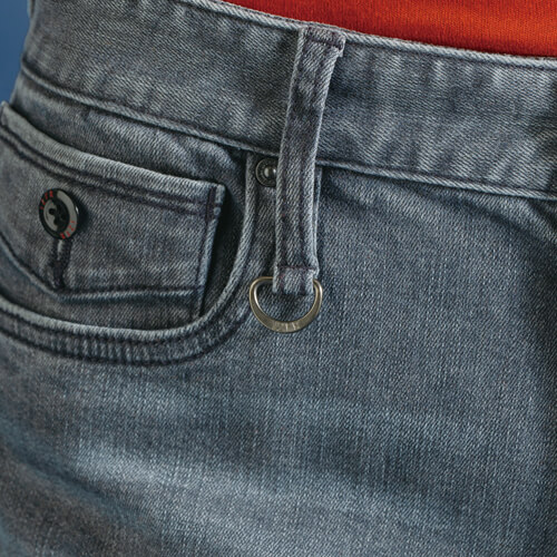 アイズ7312　3Dストレッチデニムカーゴパンツ