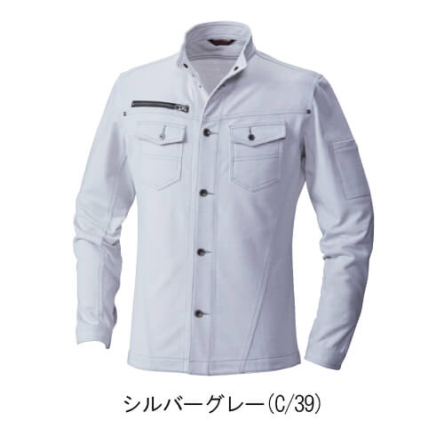 鳳皇3207　ニットシャツジャケット