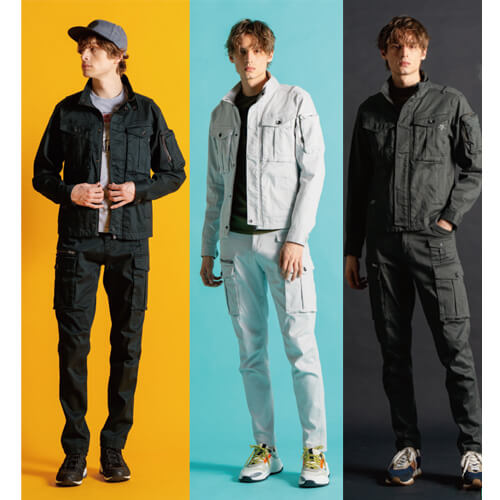 アイズ7852　3Dストレッチコットンカーゴ