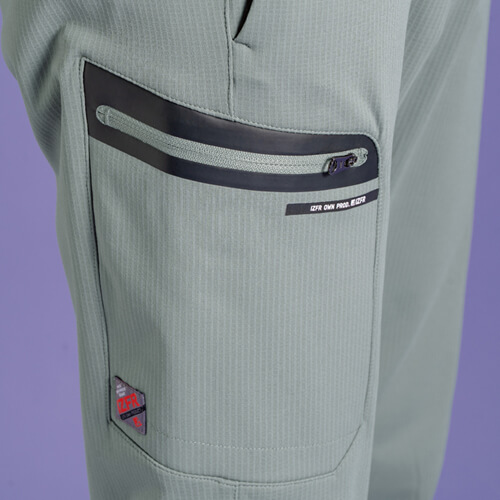 アイズ3983　バックワッフルジョガーパンツ