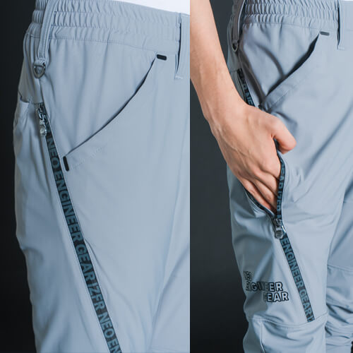 アイズ3419 超接触冷感ナイロンストレッチ ジョガーパンツ