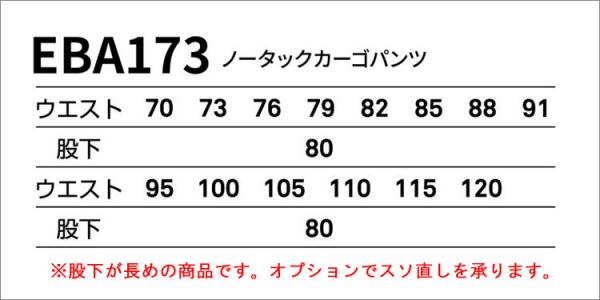 ビッグボーンEBA173 ノータックカーゴ