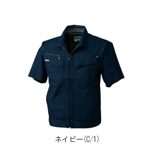 桑和641　半袖ブルゾン