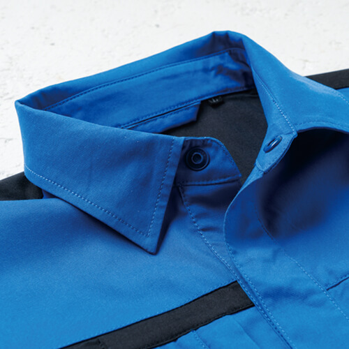 桑和9528-02 JIS制電 ストレッチ長袖シャツ